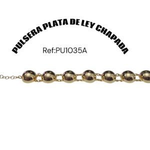Pulsera Plata De Ley Chapada