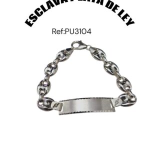 Esclava Calabrote Plata De Ley