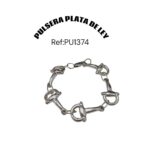 Pulsera Plata De Ley Estribos