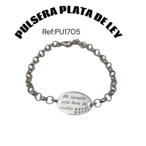 Pulsera Plata De Ley (Huellitas)