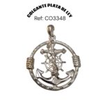 Colgante Cruz Marinera Plata De Ley