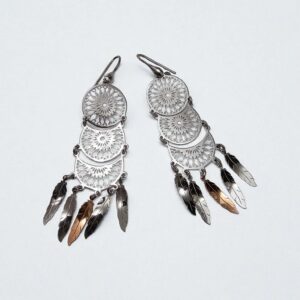 PENDIENTES ATRAPA SUEÑOS PLATA DE LEY